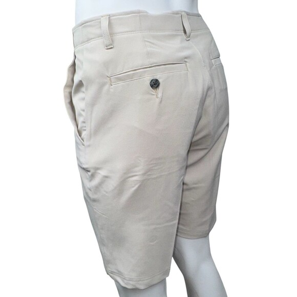 Pebble Beach Dry-Luxe Performance Mens Size 30 Tan Shorts Golf Casual Chino New - Picture 3 of 7